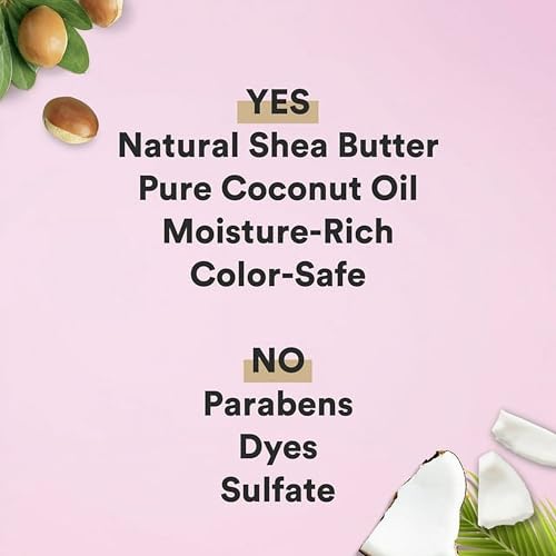 Suave Lush & Coily Cream Detangler Spray with Shea Butter, 10oz (2 Pack)