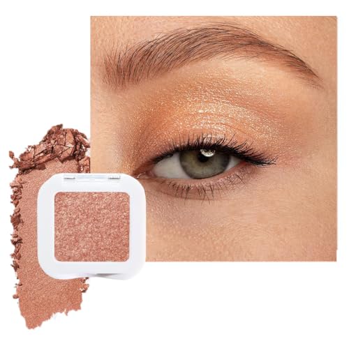 evpct Champagne Gold Glitter Eyeshadow Palette - High Pigment Cream Shades