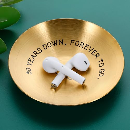 50th Anniversary Jewelry Tray | Meaningful Gift for Couples