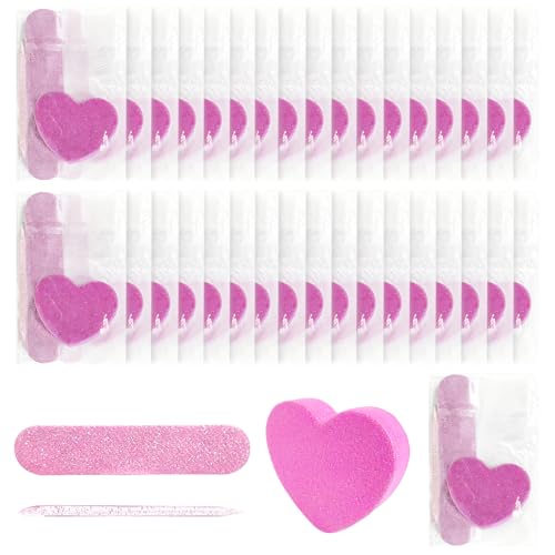 Suseniii 32-Piece Disposable Manicure Kit for Press-On Nail Prep