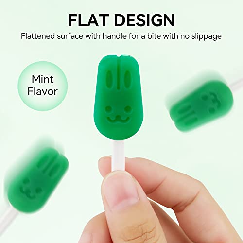 DLENP Corn Silicone Chewies with Handle for Invisalign - 10 Pcs Mint Flavor