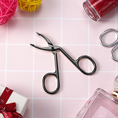 Hicarer 3-Pack Precision Eyebrow Scissors & Tweezers Set