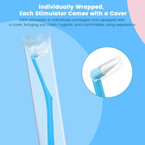6-Pack Rubber Tip Gum Stimulators for Oral Care | Gentle Gum Massager
