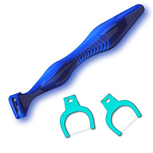 T.Smile Dental Flosser Kit with 2 Ergonomic Handles & 200 Floss Refills