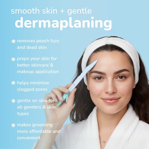 The Crème Shop Fuzzy Friends Dermaplane Razor - 5 Pack Facial Hair Remover