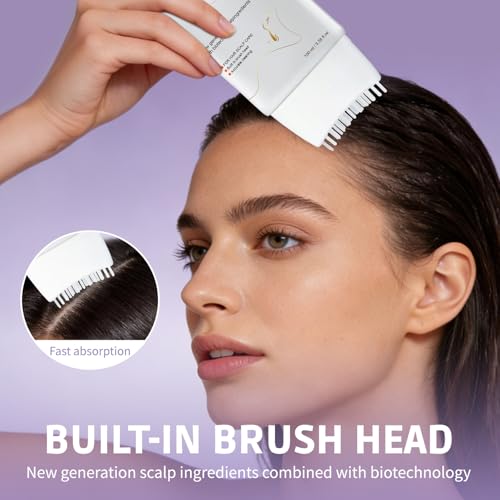 GROEI Hair Growth Serum with Built-in Scalp Massager - 100ml