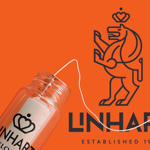 Linhart Eco-Friendly Refillable Glass Dental Floss - Mint & Xylitol, 25m, Sensitive Gums