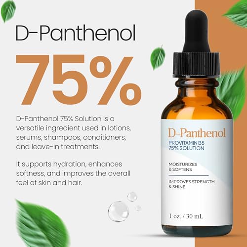 75% D-Panthenol Solution – Provitamin B5 for Skin & Hair Care