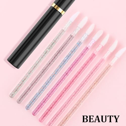COCIDE Disposable Lip Brushes – 700Pcs Makeup Applicator Wands for Lipstick