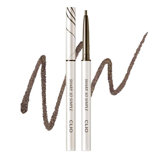 CLIO Sharp So Simple Waterproof Pencil Liner - 2mm Ultra-Slim Dark Brown