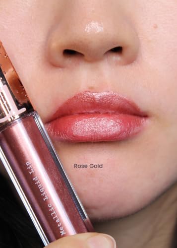 M2U NYC Flamingo Pink Metallic Lipstick - Waterproof & Long Lasting