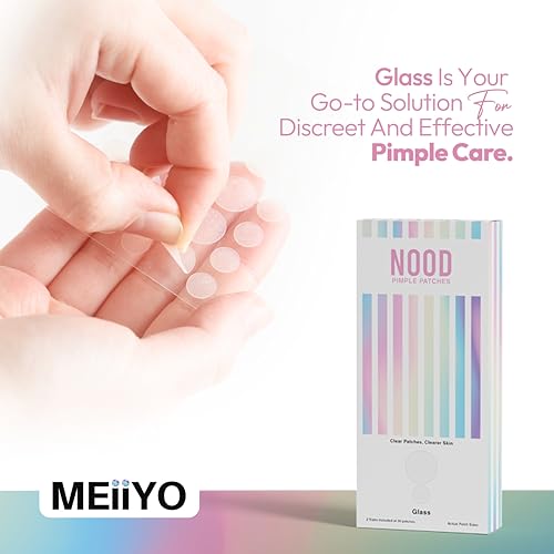 Meiiyo Medical-Grade Hydrocolloid Pimple Patches - Clear Acne Spot Treatment, Breathable Skin Cover (30 Patches)
