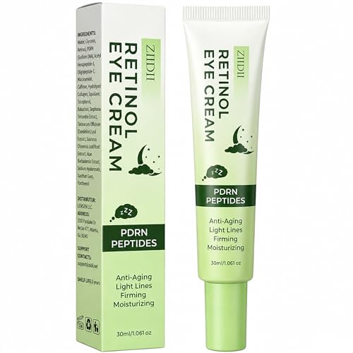 ZIIDII Retinol Eye Cream with PDRN & Peptides - 1.06 fl oz Anti-Aging Under Eye Treatment