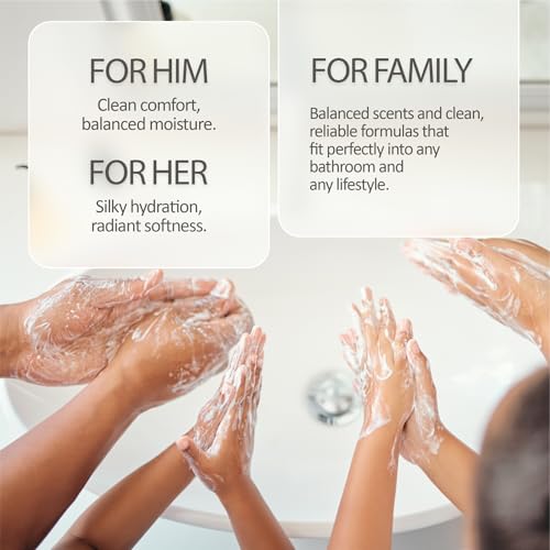 SILK Moisturizing Hand Soap with Glycerin - Pearl Glow Scent, 13.6 Fl Oz (Pack of 4)