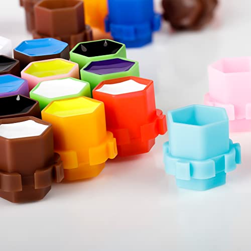 Linetion Spliceable Tattoo Ink Caps - Honeycomb Anti-Rollover Cups 200pcs