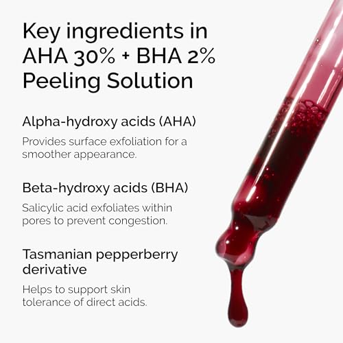 The Ordinary AHA 30% + BHA 2% Peeling Solution & Hydrating Serum Duo – Exfoliating & Moisturizing Set