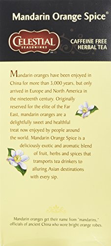 Celestial Seasonings Mandarin Orange Spice Herbal Tea - 25 Bags (Pack of 2)
