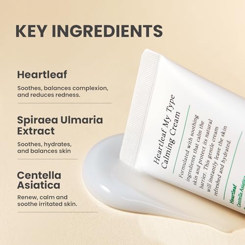 AXIS-Y Heartleaf Calming Cream - Soothing Moisturizer for Sensitive Skin
