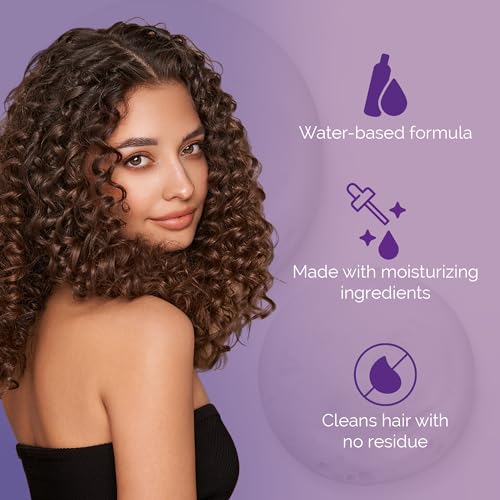 Curl Keeper Silk Shampoo 3.8 Fl Oz - Deep Moisturizing, Sulfate-Free, Water-Based for All Curl Types