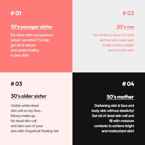 G9SKIN Grapefruit Vita Peeling Gel - Gentle Exfoliating Face Scrub 150ml