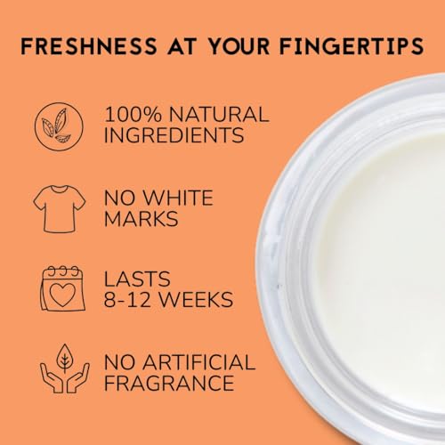 Active Deodorant Balm - Orange & Bergamot 55g | Natural Ingredients