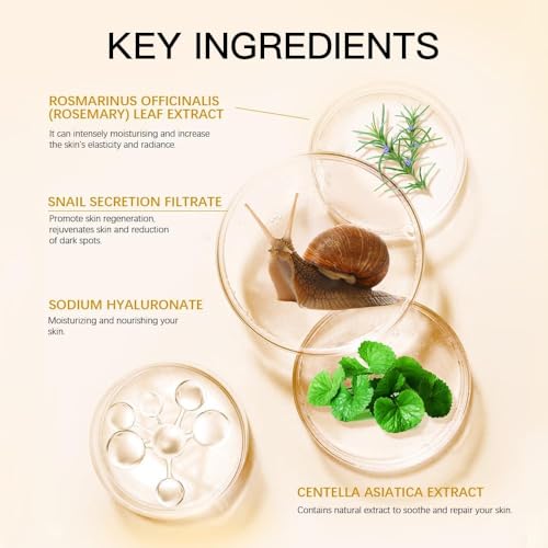 Loske Snail Mucin Serum - Hydrating & Repairing Essence for All Skin Types