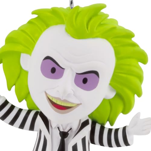 Beetlejuice Christmas Ornament by Hallmark - 2.5in Resin Decoration