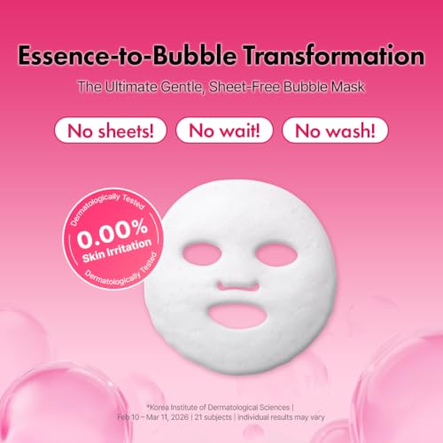 Hanskin PDRN Micro Bubble Pore Mask with Pink Lotus - 3.21 fl oz