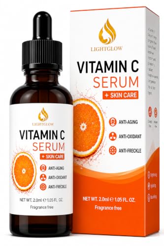 LIGHTGLOW Vitamin C Serum for Face – Anti-Aging & Dark Spot Corrector
