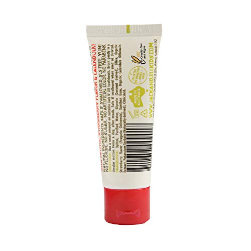 Jack N' Jill Natural Kids Toothpaste Fluoride Free 2-Pack (1.76 oz)