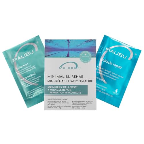 Malibu C Mini Rehab Swimmers Hair Repair Kit - 2 Count