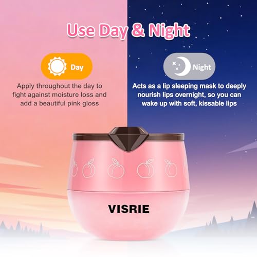VISRIE Honey Lip Balm 12-Pack - Propolis & Natural Beeswax Flavored Lip Masks