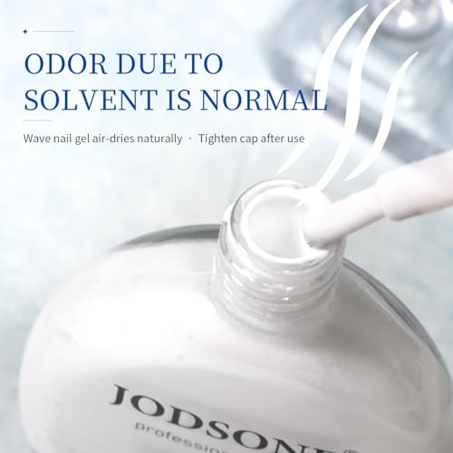JODSONE Blooming Gel Nail Polish - 16.5ml Wave White for Nail Art