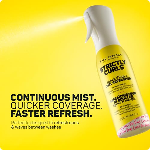 Marc Anthony Curl Refresher Spray - Hydrating Anti-Frizz Spray for Defined Curls