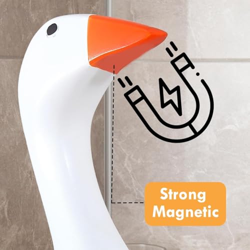 7-Inch Mini Desk Goose Statue | Magnetic Key Holder & Decor