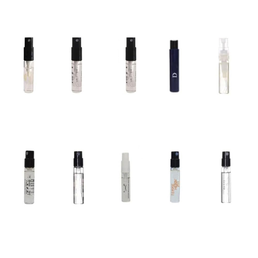 Men's Cologne Sampler Set - 10 Designer Fragrance Vials for Every Occasion | Mini Gift Set