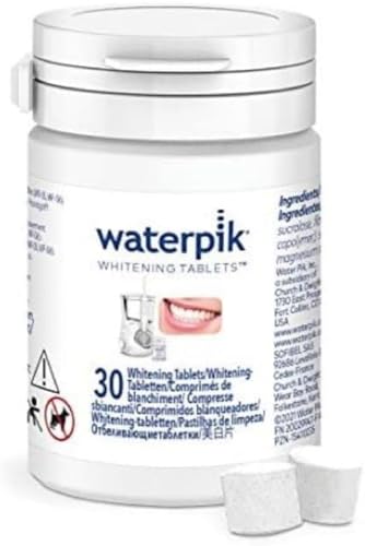 Waterpik Whitening Water Flosser Tablets - Fresh Mint Flavor, Pack of 30