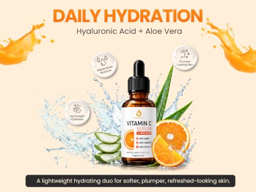 LIGHTGLOW Vitamin C Serum for Face – Anti-Aging & Dark Spot Corrector