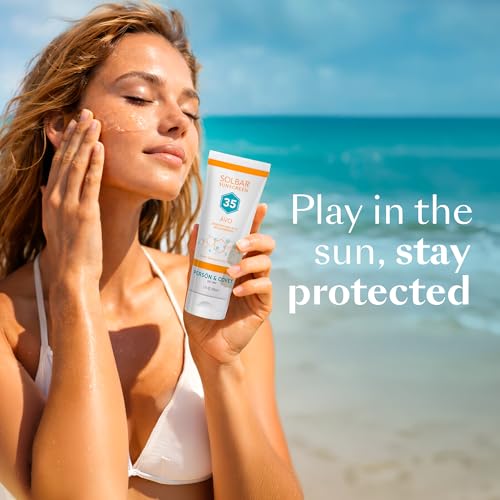 Person & Covey Solbar AVO SPF 35 Sunscreen 3 oz - Gentle Broad Spectrum Face & Body Sunblock, Sensitive Skin Formula
