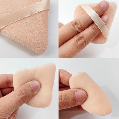 GXXMEI 30PCS Triangle Makeup Powder Puffs for Foundation & Blush