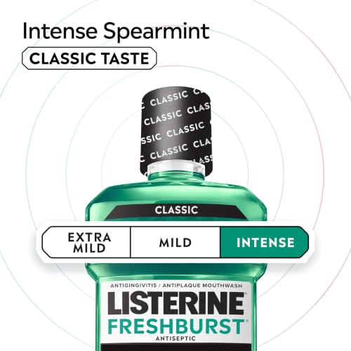 Listerine Freshburst Antiseptic Mouthwash - Spearmint, 33.8 fl. oz (2-Pack)