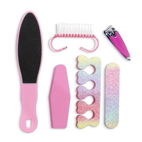 Katfan Manicure & Pedicure Kit - Nail Clipper, Buffer & File Set