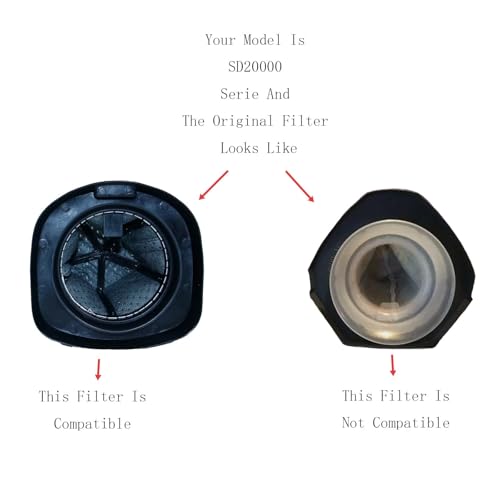 Dirt Devil F25 Replacement Dust Cup Filter 083405 - 4 Pack