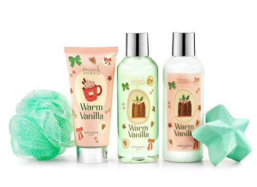 Freida and Joe Warm Vanilla Fragrance Bath & Body Gift Set