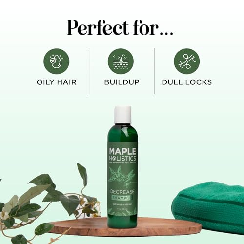 Clarifying Shampoo for Oily Hair with Rosemary & Jojoba Oil - 8 Oz