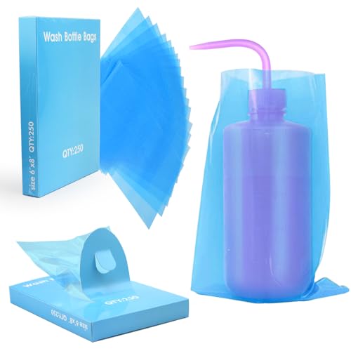 Denergy Tattoo Bottle Bags 250ml - 250pcs Disposable Squeeze Covers