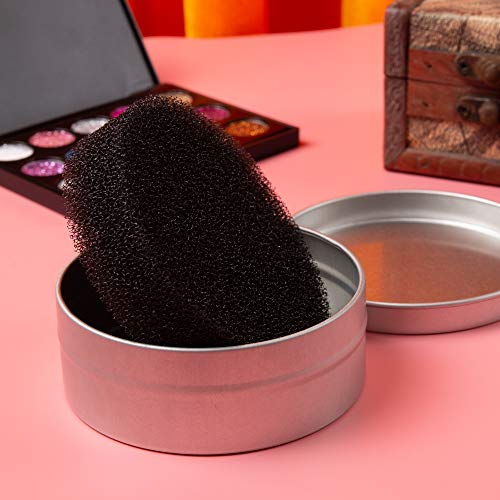Ronrons Travel Makeup Brush Cleaner Sponge Set - Quick Color Removal, Portable