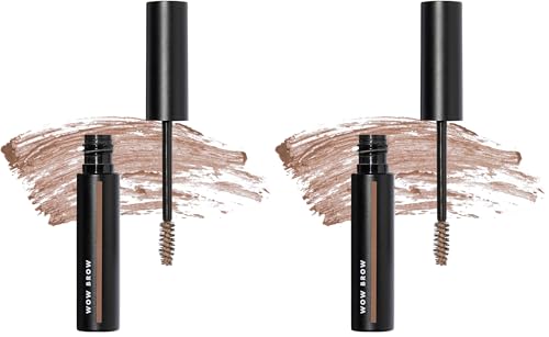 e.l.f. Wow Brow Gel - Taupe | Fiber-Infused, Dual Pack