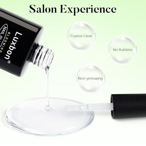 Luxbon 2×15ml Blooming Nail Glue Gel for Press-On & Fake Nails – Strong Adhesive