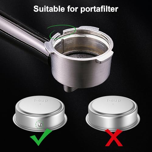 51mm Stainless Steel Espresso Portafilter Basket - Double Layer